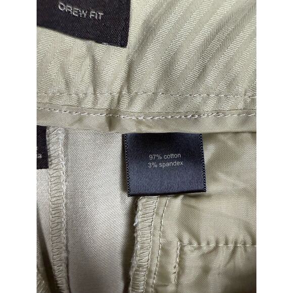 The Limited Sz 10 Drew Fit Cuffed Ankle Length Pants Beige Straight Leg B138 - Picture 7 of 16